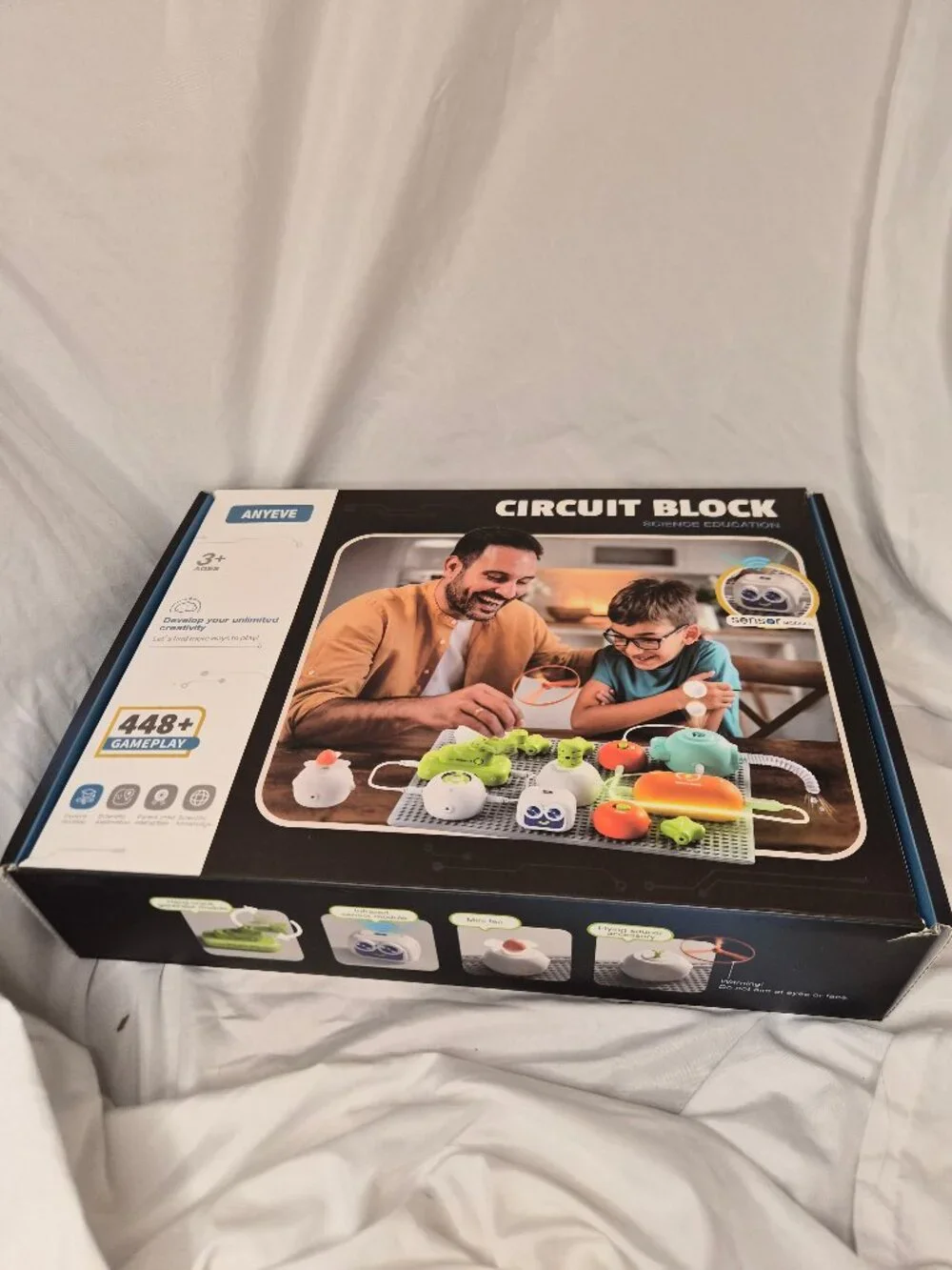 ANYEVE Circuit Block Science Education Stem Toy Set Complete Minus 1 Piece